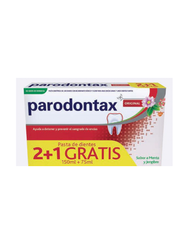 PARODONTAX ORIGINAL  3 UNIDADES 75 ML...