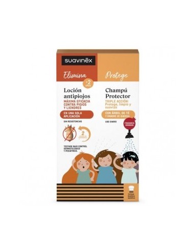 Suavinex Set Antipiojos Loción 125 ml...