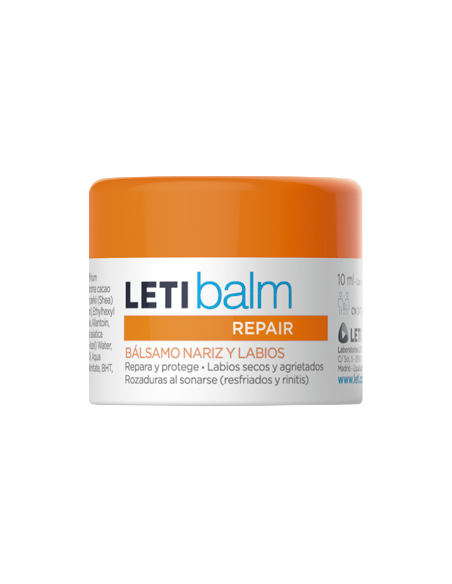 LETIBALM BÁLSAMO REPARADOR NARIZ Y LABIOS PEDIÁTRICO 10ML
