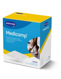 HARTMANN MEDICOMP COMPRESAS 10CM X 10CM 50UDS
