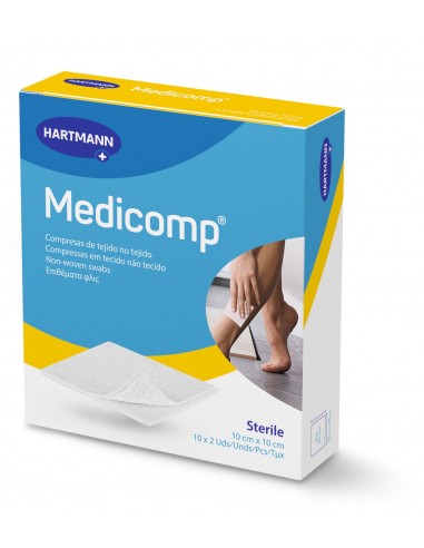 HARTMANN MEDICOMP COMPRESAS 10CM X 10CM 20UDS