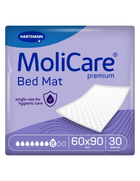 MOLICARE PREMIUM BEDMAT 8 GOTAS 60 X 90CM 30UDS