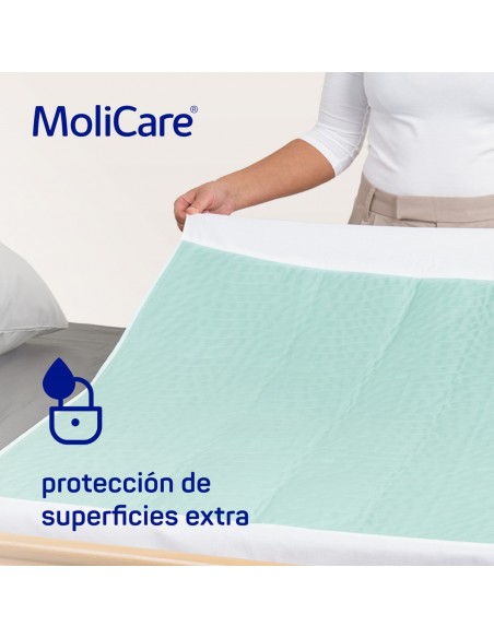 MOLICARE EMPAPADOR TEXTIL LAVABLE BED MAT 85 X 75CM 1UND