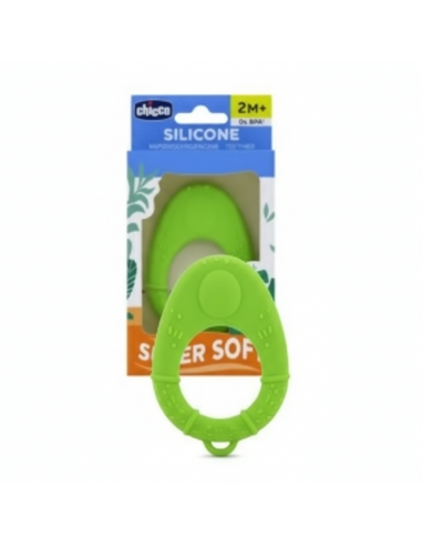 Chicco Mordedor de Silicona Aguacate 2M+
