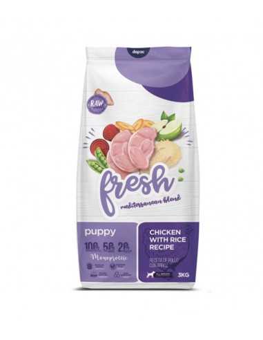 FRESH PERRO PIENSO MEDITERRANEAN BLEND CACHORRO PUPPY POLLO 3 KG  (DAPAC)