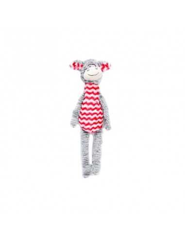 FREEDOG PERROS JUGUETE SONIDO PELUCHE RED DONKEY 45 CM